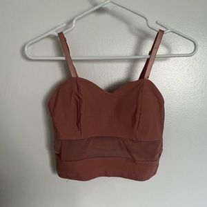 Pink crop top